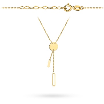 Colier Aur 14k cu Banut si Placute