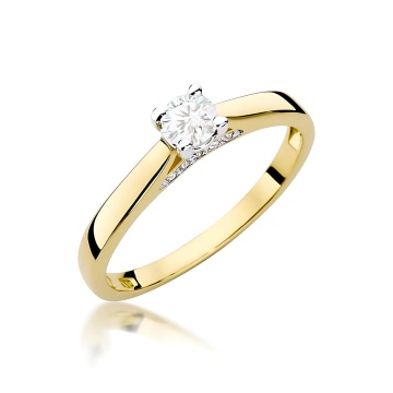 Inel Aur 14K cu Diamant de Laborator 0.30 ct