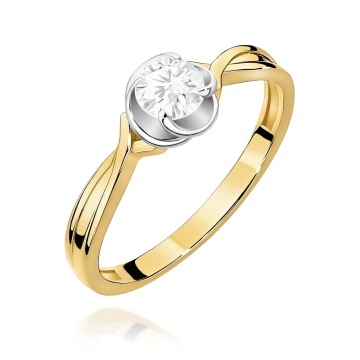 Inel Aur 14K cu Diamant de Laborator 0.30 ct