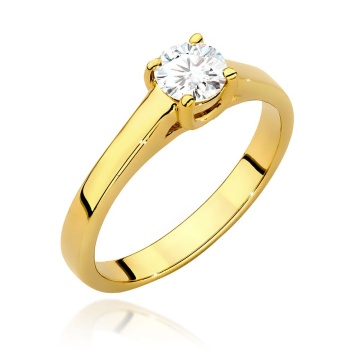 Inel Aur 14K cu Diamant de Laborator 0.50 ct