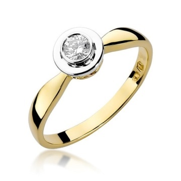 Inel Aur 14K cu Diamant Natural 0.30 ct