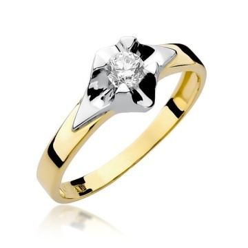 Inel Aur 14K cu Diamant Natural 0.30 ct