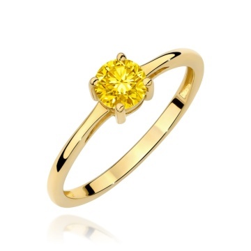 Inel Aur 14K cu Diamant Natural 0.50 ct