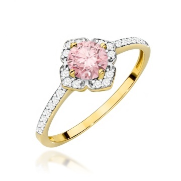 Inel Aur 14K cu Diamante de Laborator 0.63 ct