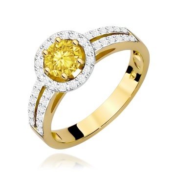 Inel Aur 14K cu Diamante de Laborator 0.70 ct