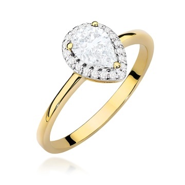 Inel Aur 14K cu Diamante de Laborator 0.75 ct