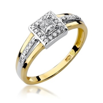 Inel Aur 14K cu Diamante Naturale 0.29 ct