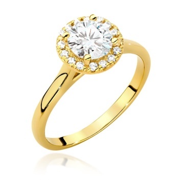 Inel Aur 14K cu Diamante Naturale 0.62 ct