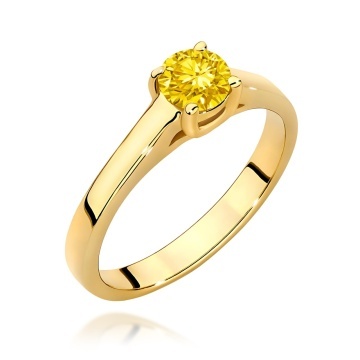 Inel Aur 9K cu Diamant de Laborator 0.50 ct