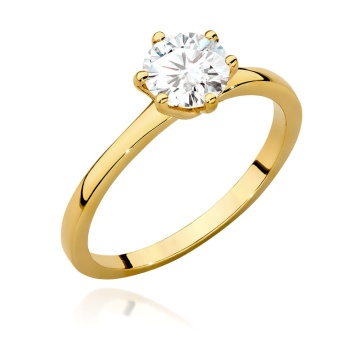 Inel Aur 9K cu Diamant de Laborator 1.00 ct