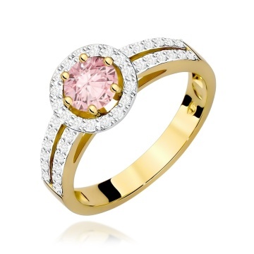 Inel Aur 9K cu Diamante de Laborator 0.70 ct
