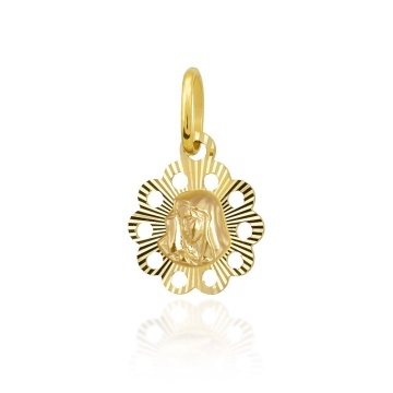 Medalion Aur 14k cu Fecioara Maria