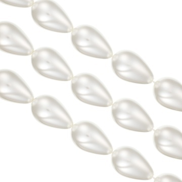 Sirag Perle Mallorca Picătură 20 mm – alb perlat