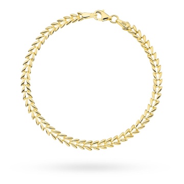 Brățară Aur 14K Model Chevron – Eleganță Clasic