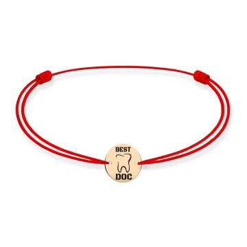 Brățară Best DOC cu bănuț de 10mm din Aur 14K