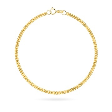 Brățară Din Aur 14K Splot Coadă De Vulpe - 050