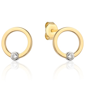 Cercei Aur 14k cu Zircon