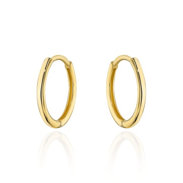 Cercei Aur 14K Mici Creole Rotunde