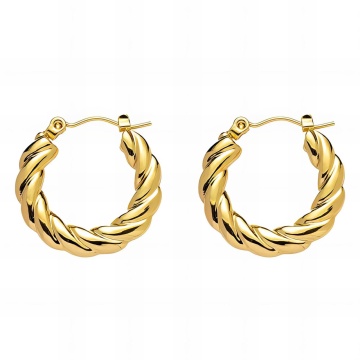 Cercei Northy din Inox placati cu AUR 18K