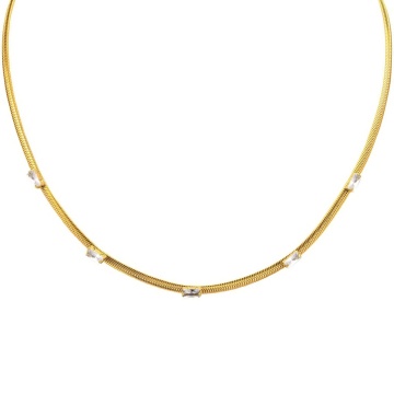 Colier Bizy din Inox placat cu AUR 18K