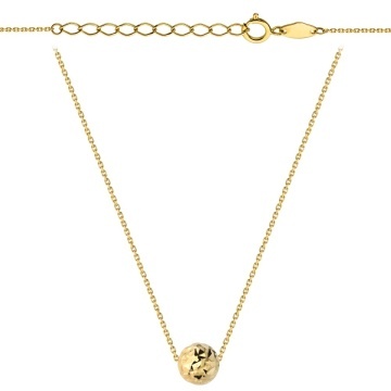 Colier cu Biluta din Cristal- Aur 14k