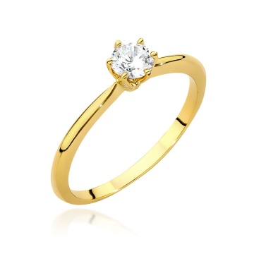 Inel Aur 14K cu Diamant Natural 0.50 ct