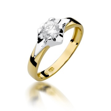 Inel Aur 14K cu Diamant Natural 0.50 ct