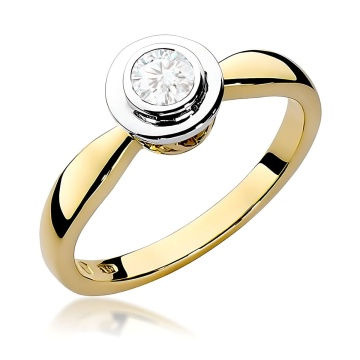Inel Aur 9K cu Diamant de Laborator 0.30 ct