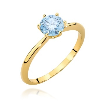 Inel Aur 9K cu Diamant de Laborator 1.00 ct