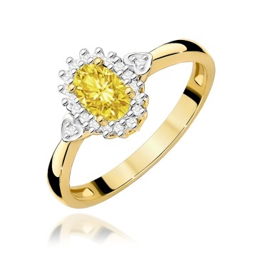 Inel Aur 9K cu Diamante de Laborator 0.70 ct