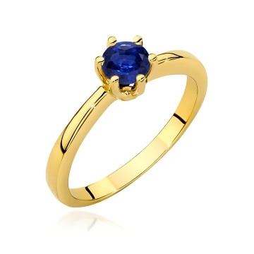 Inel Aur 9K cu Safir 0.50 ct