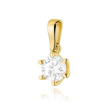 Pandantiv Aur 14K cu Diamant de Laborator 1.00 ct
