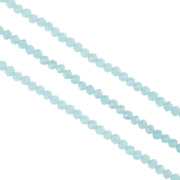Sirag cristale rondele fatetate 4mm - Light Blue AB