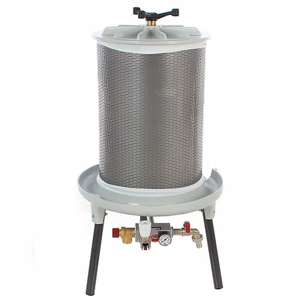 Presa Hidraulica pentru Fructe, cu vas din otel inoxidabil – 40 L