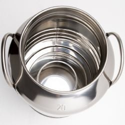 Butoi Inox 25 Litri pentru Tuica, Palinca, Ulei, Lapte, cu Robinet Inclus - 2 | YEO