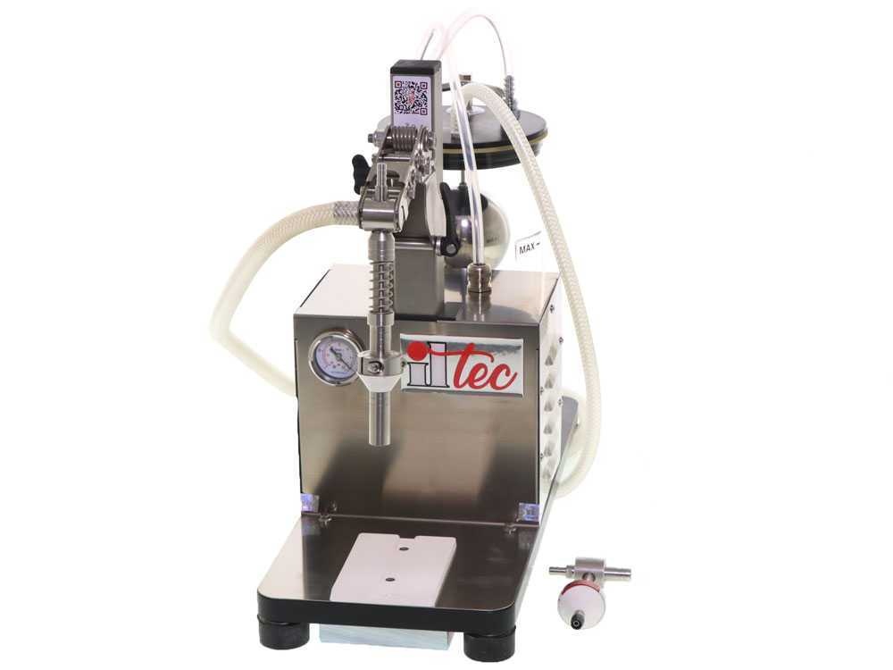 ULTRAFILLER 1 Pro - Masina de Umplere si Imbuteliere Sticle cu Vacuum, 2 Duze - 3 | YEO