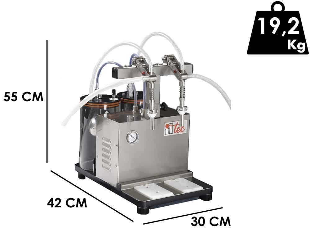 ULTRAFILLER Dual Fluid - Imbuteliere cu Vacuum pentru 2 Lichide Separate - 1 | YEO