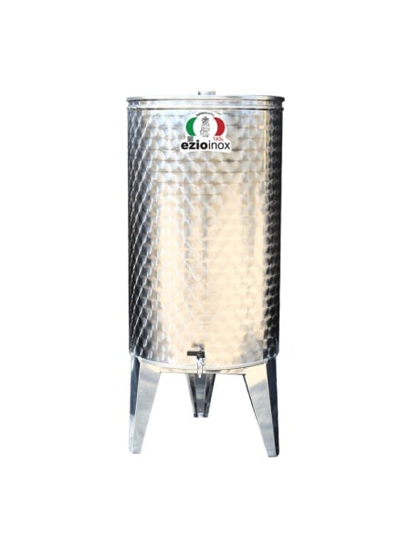 Butoi Inox pentru Tuica, Distilate, 145 Litri, cu Dop Filetat