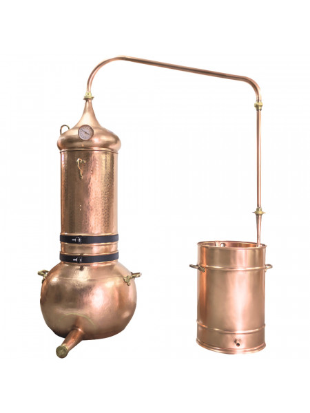Cazan cu Coloana Distilare Uleiuri Esentiale, Bauturi Aromatice, 100 Litri - Img 1