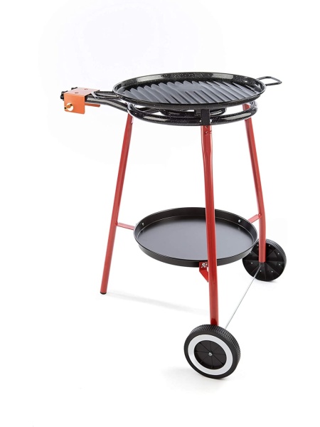 Set Profesional Pentru Gatit Lucia Garcima – Arzator Paella Gaz Ø40 cm, Tigaie Grill 46 cm