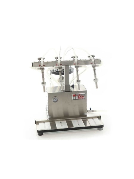 ULTRAFILLER 4 Mix – Mașină de Umplere Vacuum 4 Duze Inox, Sticle Mari si Mici