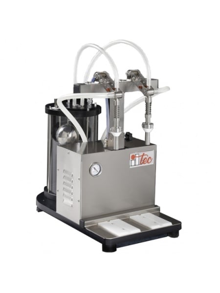 ULTRAFILLER 2 - Masina de Imbuteliere Sticle cu Vacuum, 2 Duze, 400+ Sticle/oră