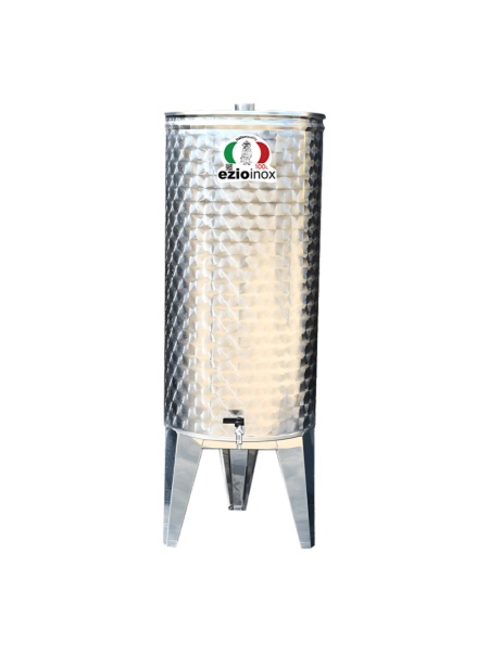 Butoi Inox pentru Tuica, Distilate, 100 Litri, cu Dop Filetat