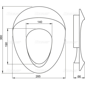 Adaptor Capac WC pentru copii, Alcaplast A68 - Img 2
