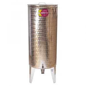 Butoi Cisterna Inox 180L pentru Vin cu Capac Flotant Etansare Parafina