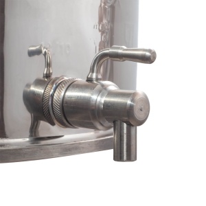 Butoi Inox 15 Litri pentru Tuica, Palinca, Ulei, Lapte, set cu Robinet si Suport - Img 12