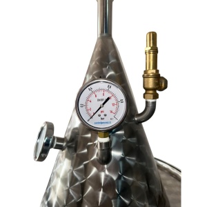 Cazan Tuica, Distilate 150 litri, inox AISI 304, cu robinet evacuare, Toscana Inox - Img 7