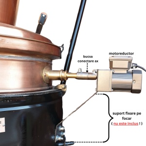 Kit Motoreductor Electric Cazane tuica, cu Bucsa de Conectare si Priza Smart WiFi - Img 3
