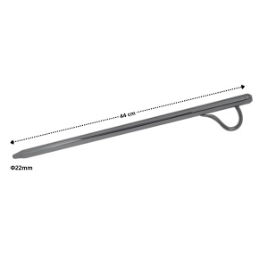 Pipeta Tester din Cupru 22mm x 44cm, Whisky, Palinca, Vinars, M, pentru butoaie 40-65 Litri - Img 2
