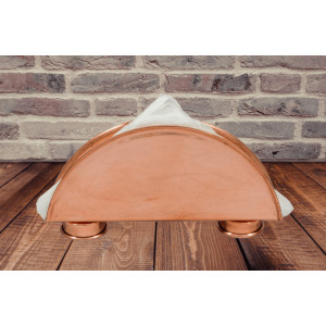 Suport din Cupru pentru Servetele de Masa, Vertical, 100% Cupru, Lucrat Manual - Img 3